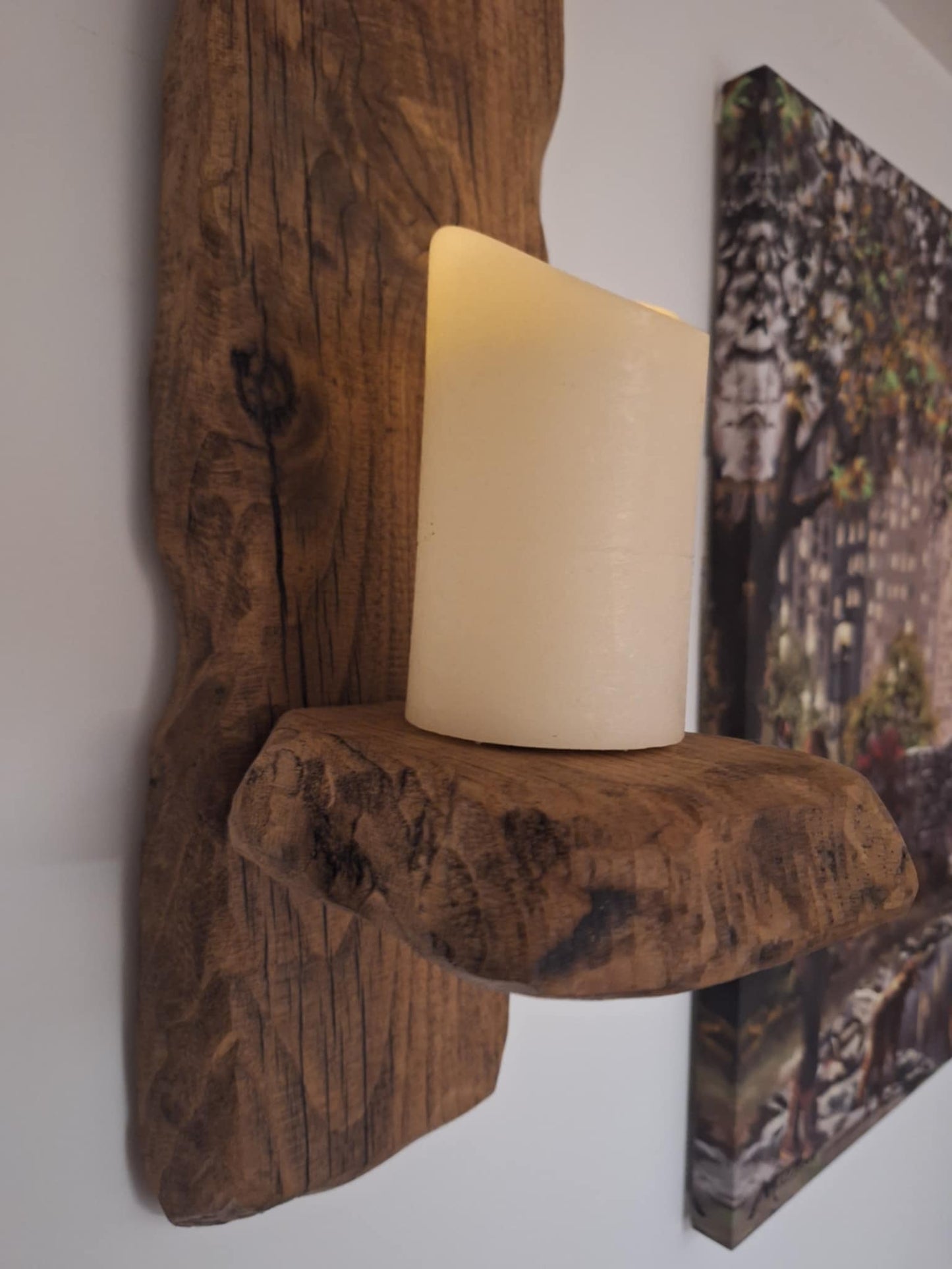 Emberley Rustic Candle Sconce 14 (W) x 19 (D) x 50 (H) cm