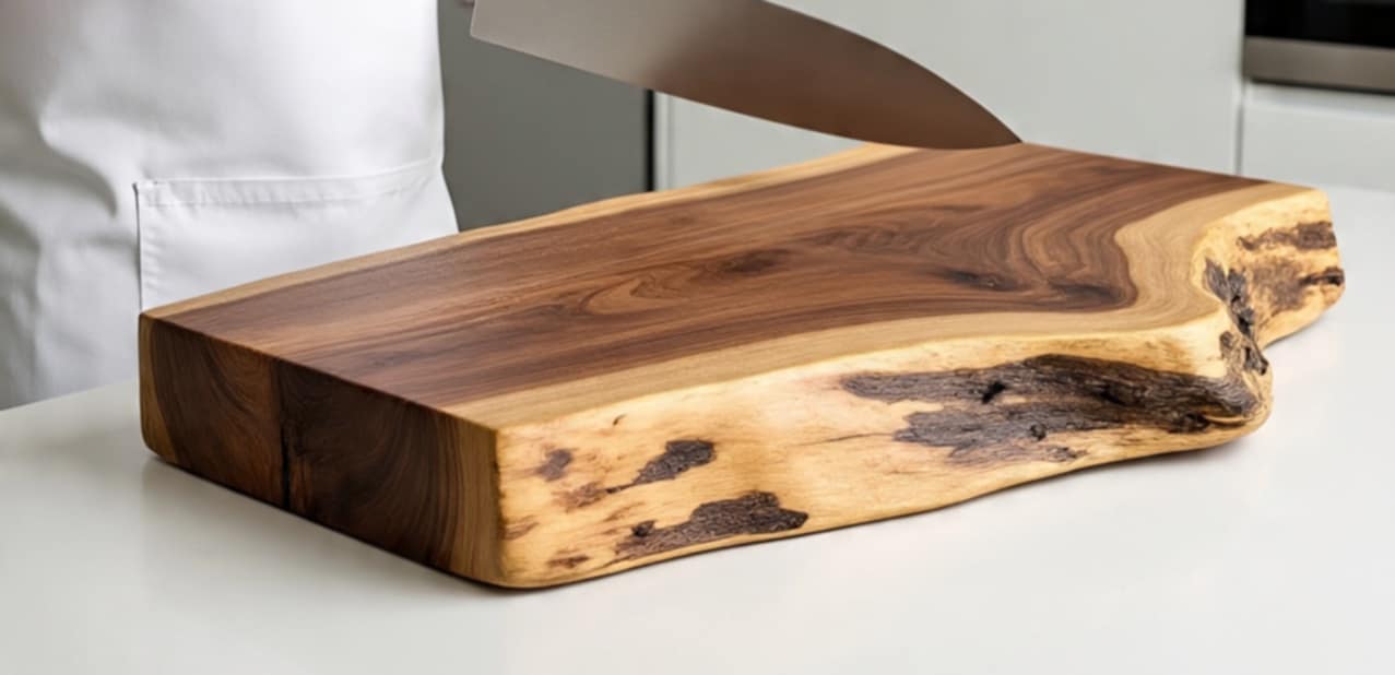 Commis CORE Live Edge Chopping Board 40 (W) x 7 (D) cm