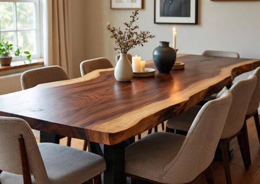 Socotra MAX Live Edge Dining Table Top 95 (W) x 4 (D) cm