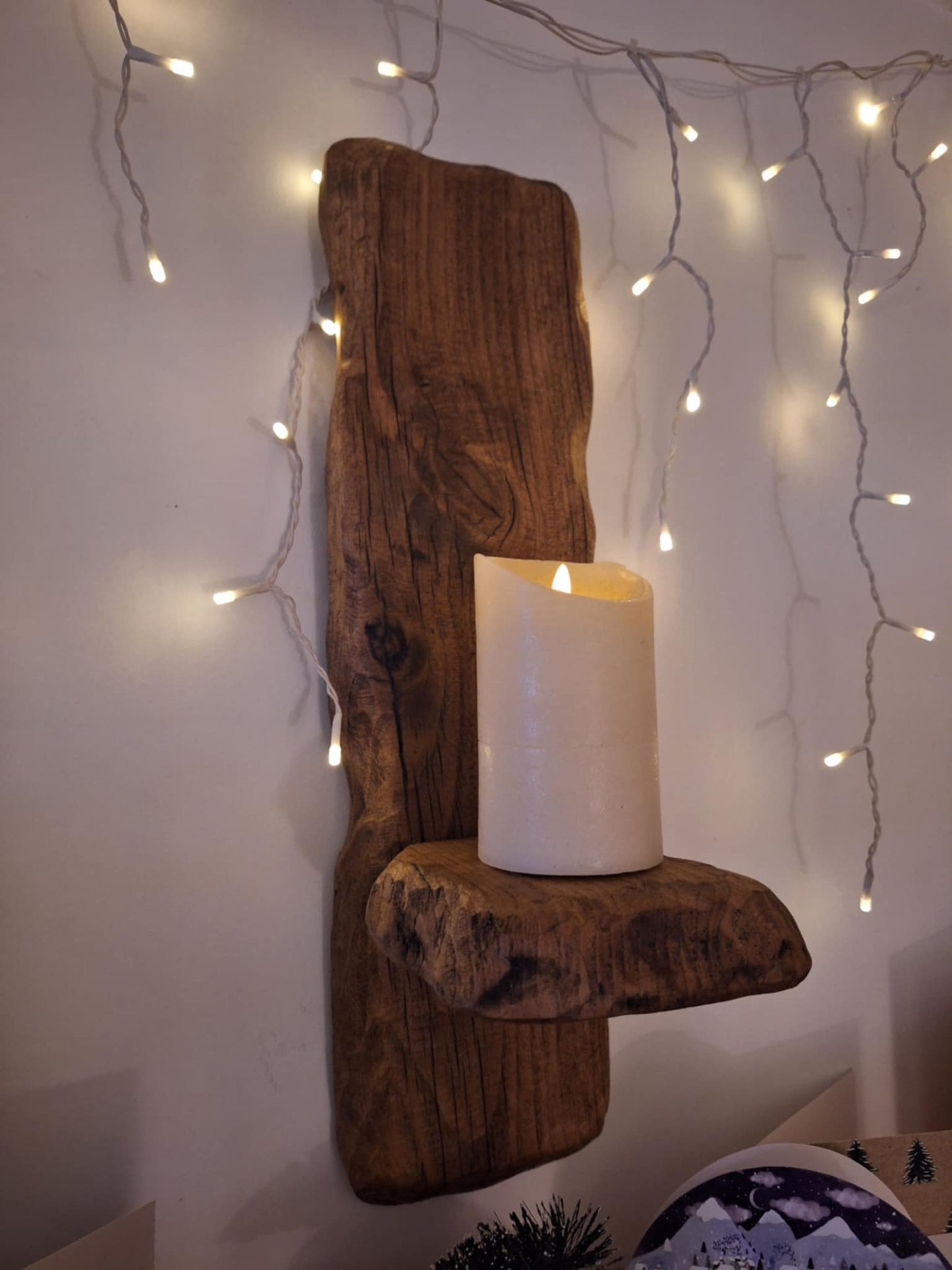 Emberley Rustic Candle Sconce 14 (W) x 19 (D) x 50 (H) cm