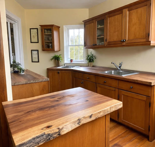 Lignum MAX Live Edge Island 75 (W) x 4 (D) cm