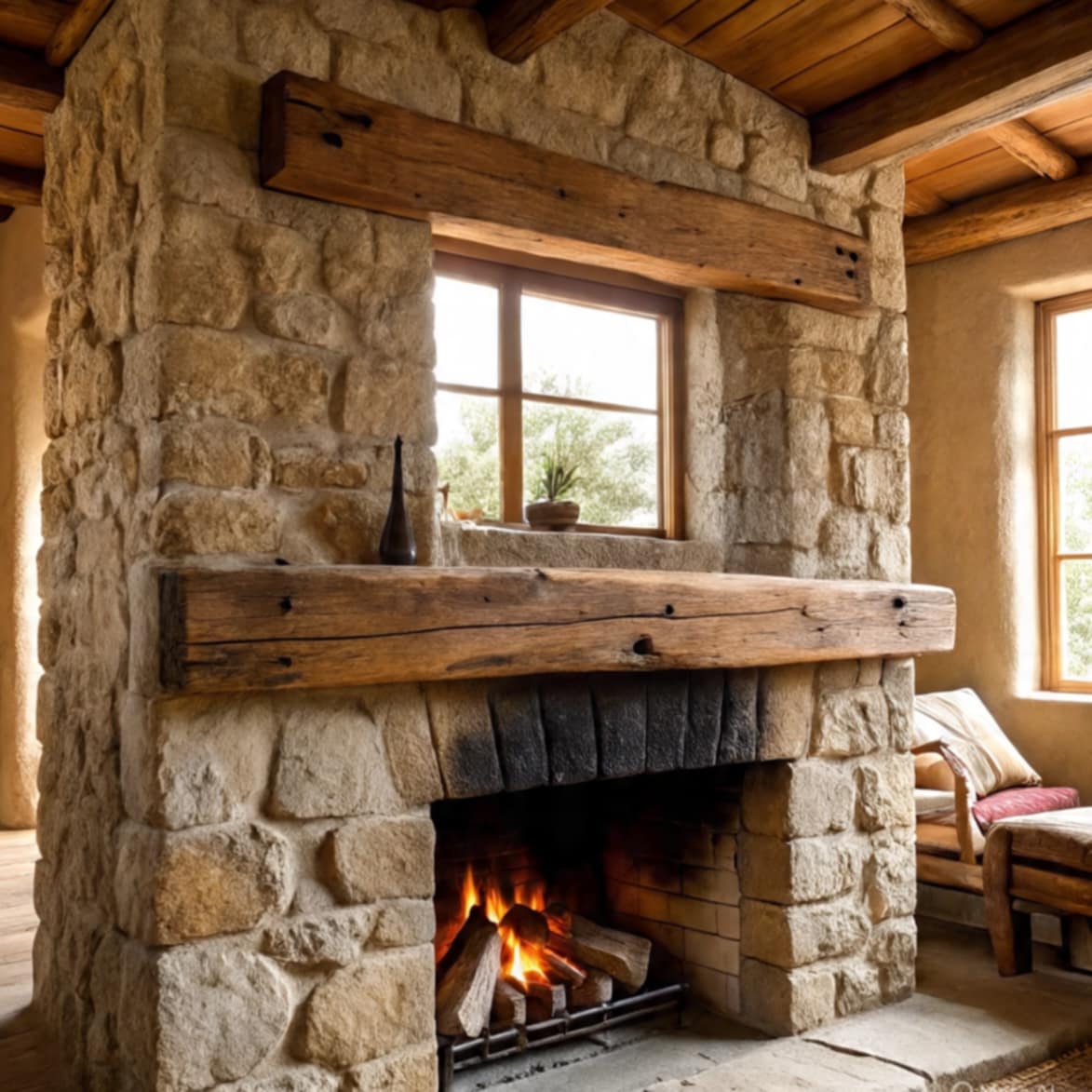 Mantlepiece Beams