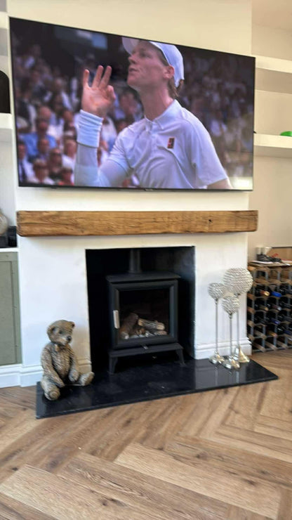 Novo Rustic Farmhouse Oak Beam Mantlepiece 10 (W) x 15 (D) cm