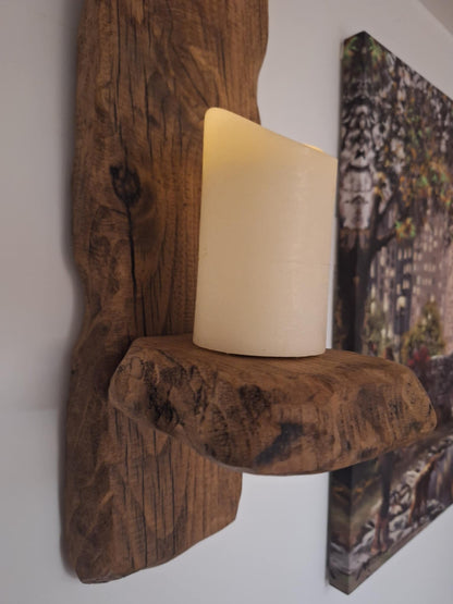 Emberley Rustic Candle Sconce 14 (W) x 19 (D) x 50 (H) cm