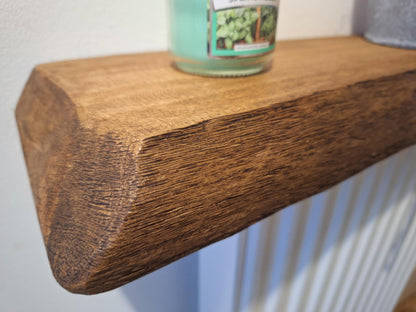 Hobbit's Hole Handcrafted Live Edge Shelf 13 (W) x 4 (D) cm