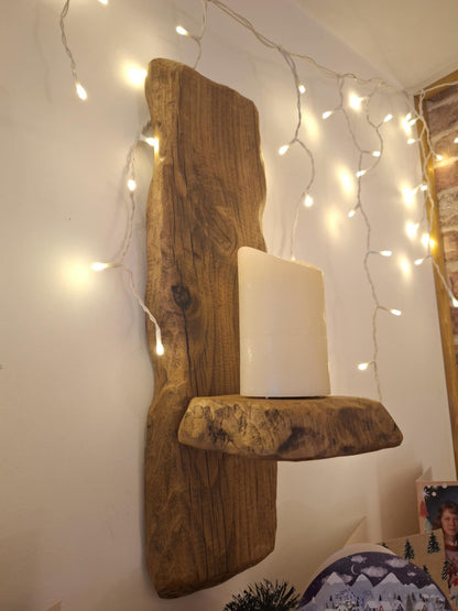 Emberley Rustic Candle Sconce 14 (W) x 19 (D) x 50 (H) cm