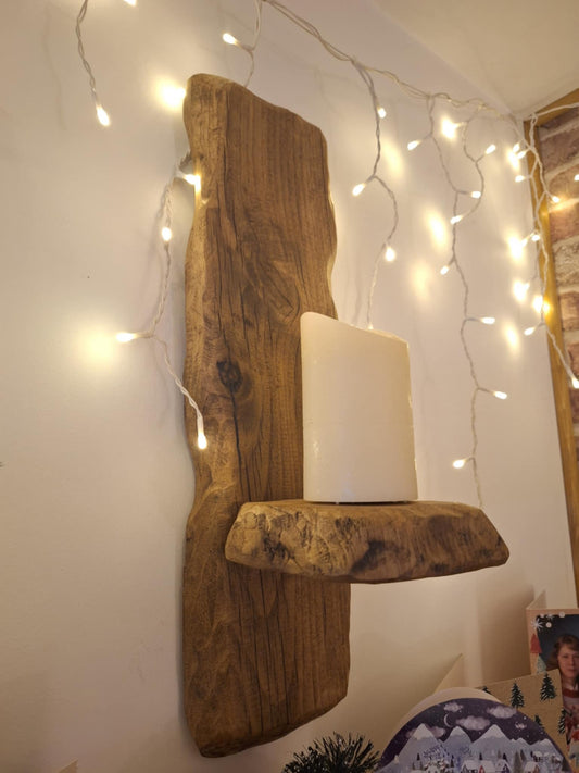 Emberley Rustic Candle Sconce 14 (W) x 19 (D) x 50 (H) cm