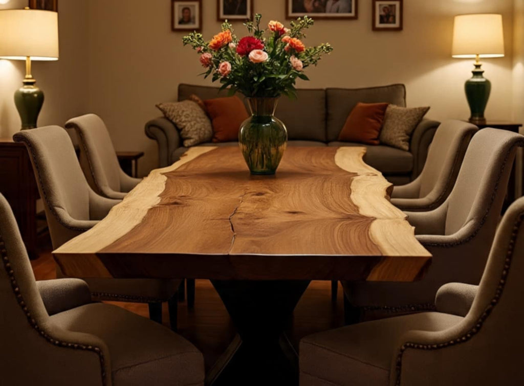 Socotra MAX Live Edge Dining Table Top 95 (W) x 4 (D) cm