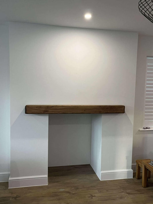 English Country Dark Oak Beam 13 x 13 cm