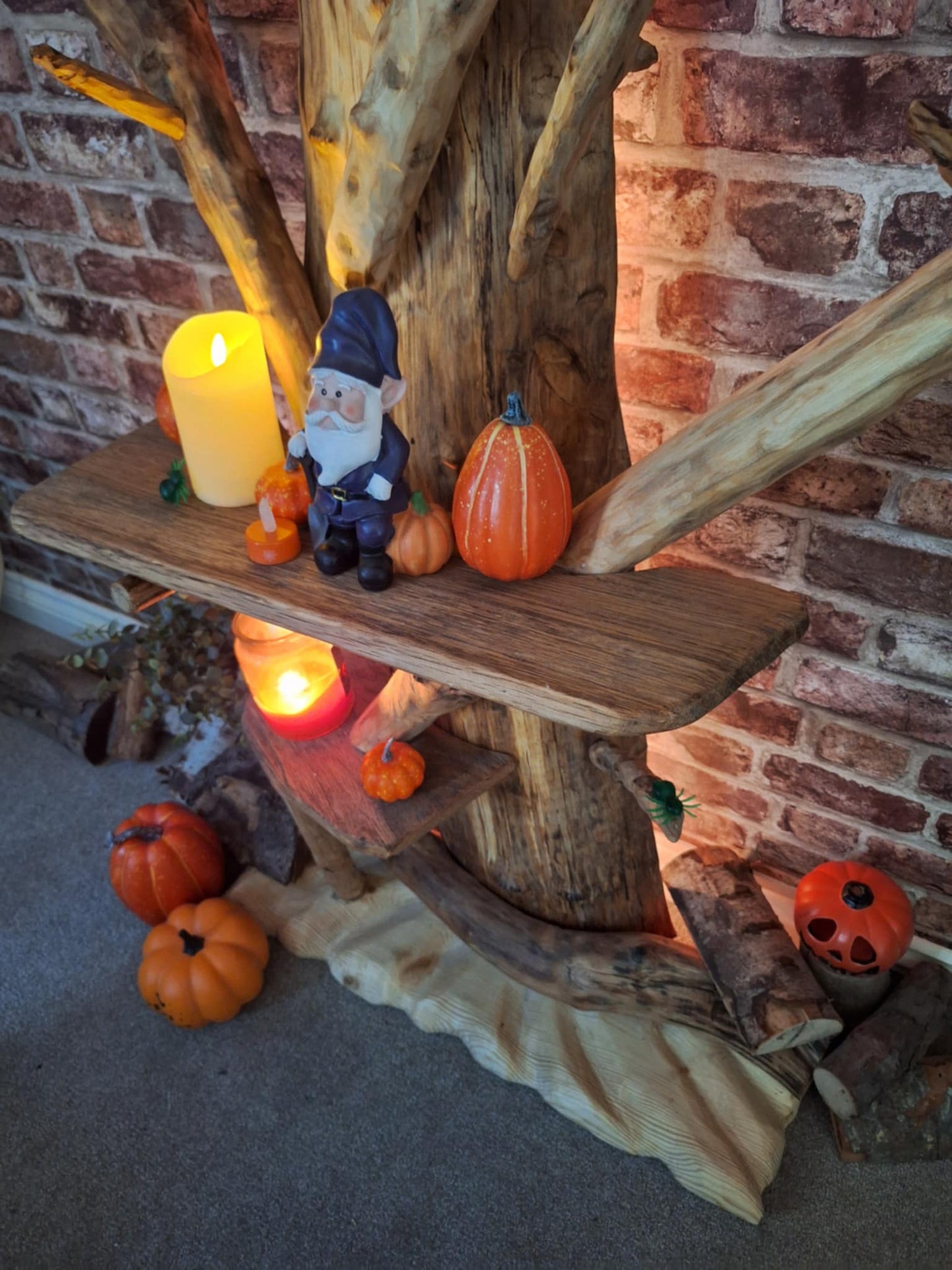 Four Seasons Chestnut Oak Tree Bookcase (7 Shelves)