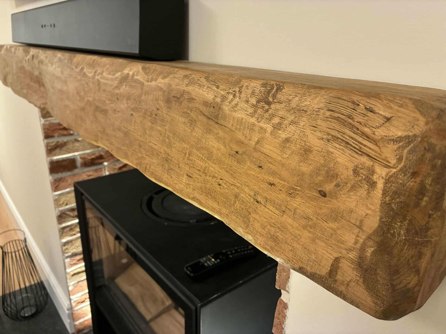 Novo Rustic Cottage Oak Beam Mantlepiece 10 (W) x 15 (D) cm