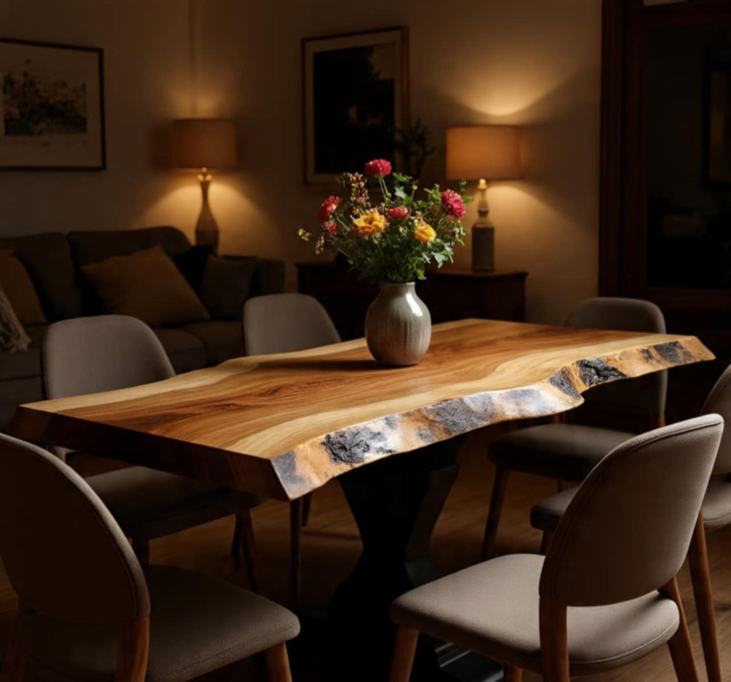 Socotra MAX Live Edge Dining Table Top 95 (W) x 4 (D) cm