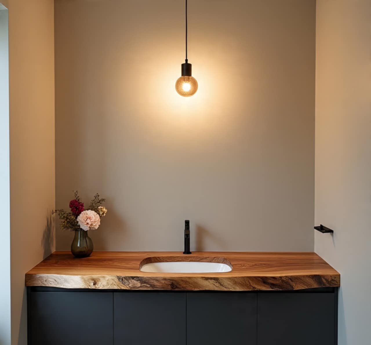 Oaklyn CORE Live Edge Wash Basin Shelf 50 (W) x 7 (D) cm