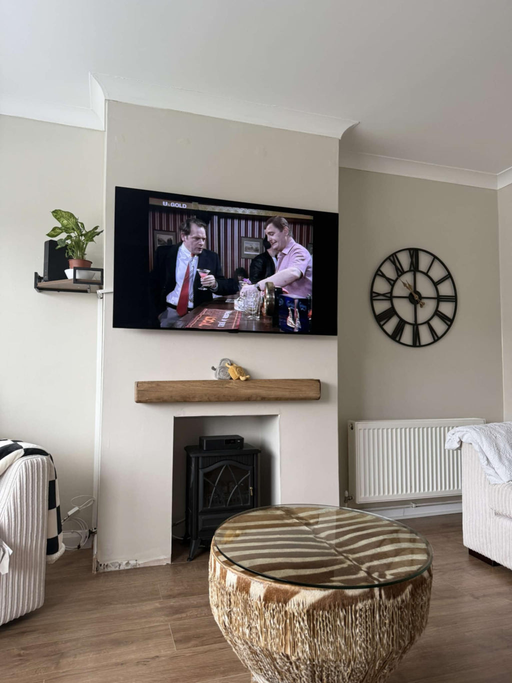 English Country Light Oak Beam Mantlepiece 13 (W) x 13 (D) cm