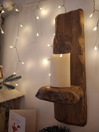 Emberley Rustic Candle Sconce 14 (W) x 19 (D) x 50 (H) cm