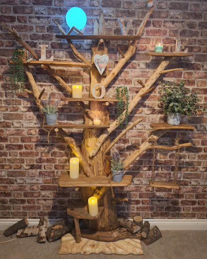 Four Seasons Chestnut Oak Tree Bookcase (7 Shelves)