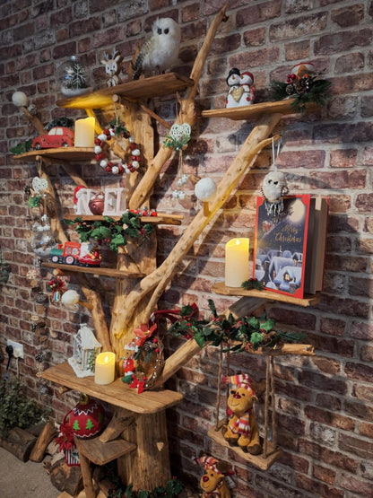 Four Seasons Chestnut Oak Tree Bookcase (7 Shelves)