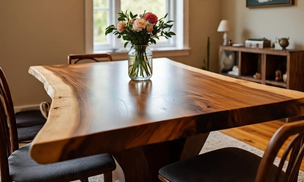 Socotra MAX Live Edge Dining Table Top 95 (W) x 4 (D) cm