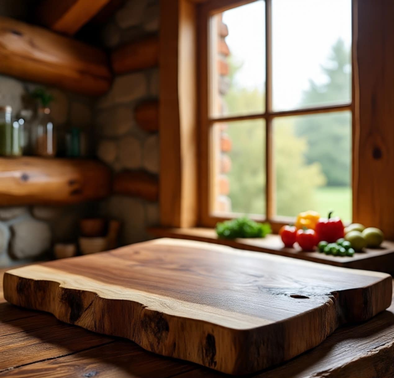 Commis CORE Live Edge Chopping Board 40 (W) x 7 (D) cm