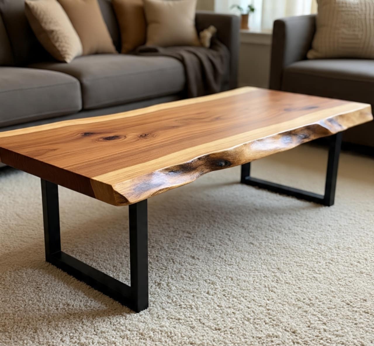 Oaklyn MAX Live Edge Coffee Table Top 55 (W) x 4 (D) cm