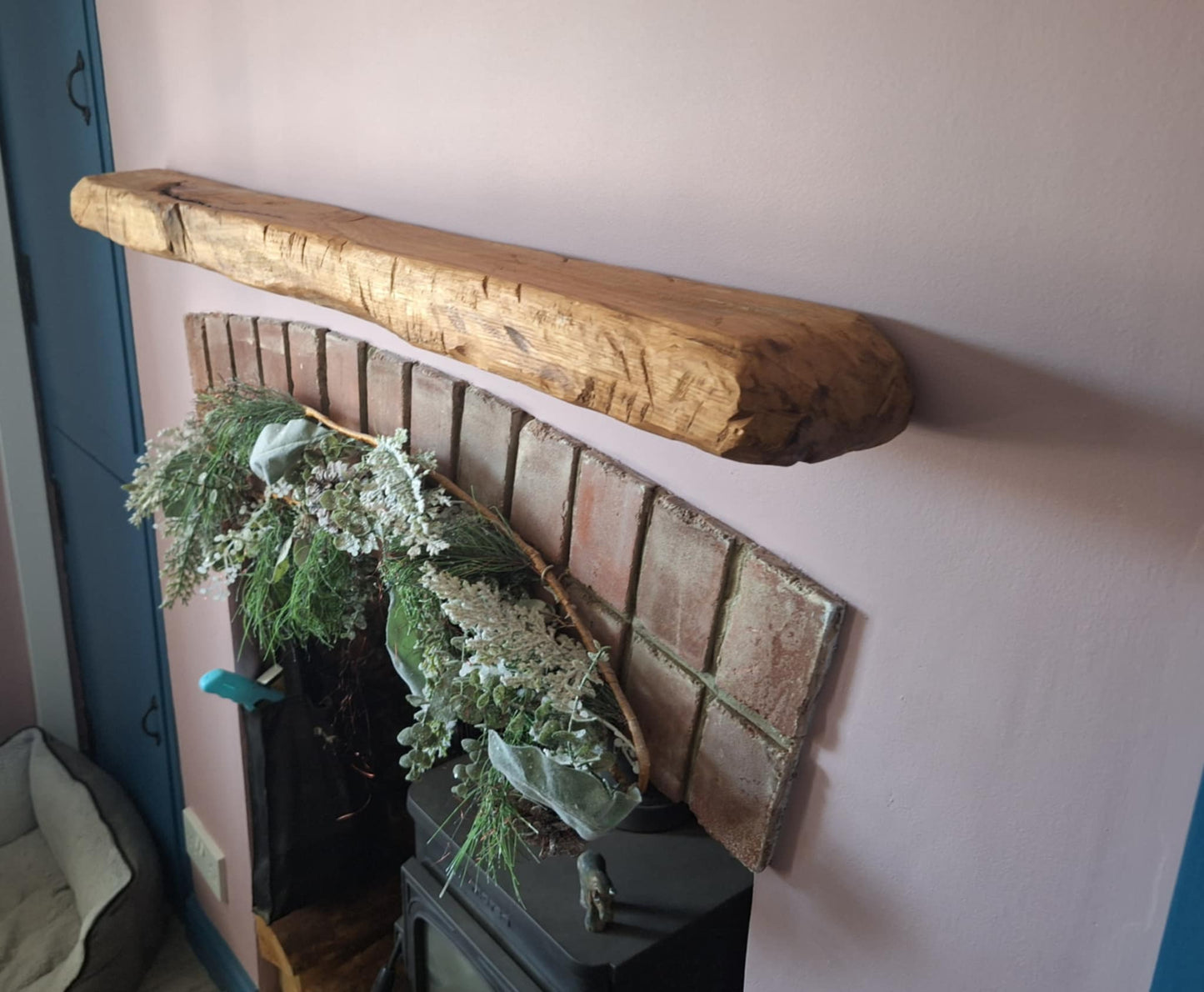 Emberley Rustic Floating Mantelshelf 16 (W) x 5 (D) cm